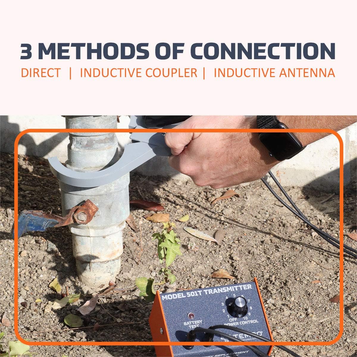 Tempo Communications 501 Tracker II Underground Cable Locator - Locate Underground Wires, Cables, Pipes & Conduit (Latest Model)