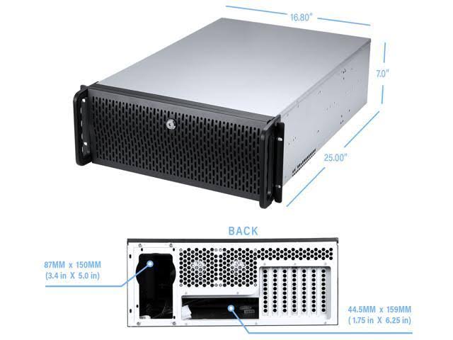 Rosewill RSV-L4000U Rackmount Server Chassis Case Black