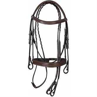 Henri De Rivel Mono Crown Bridle with Padded Wide Noseband