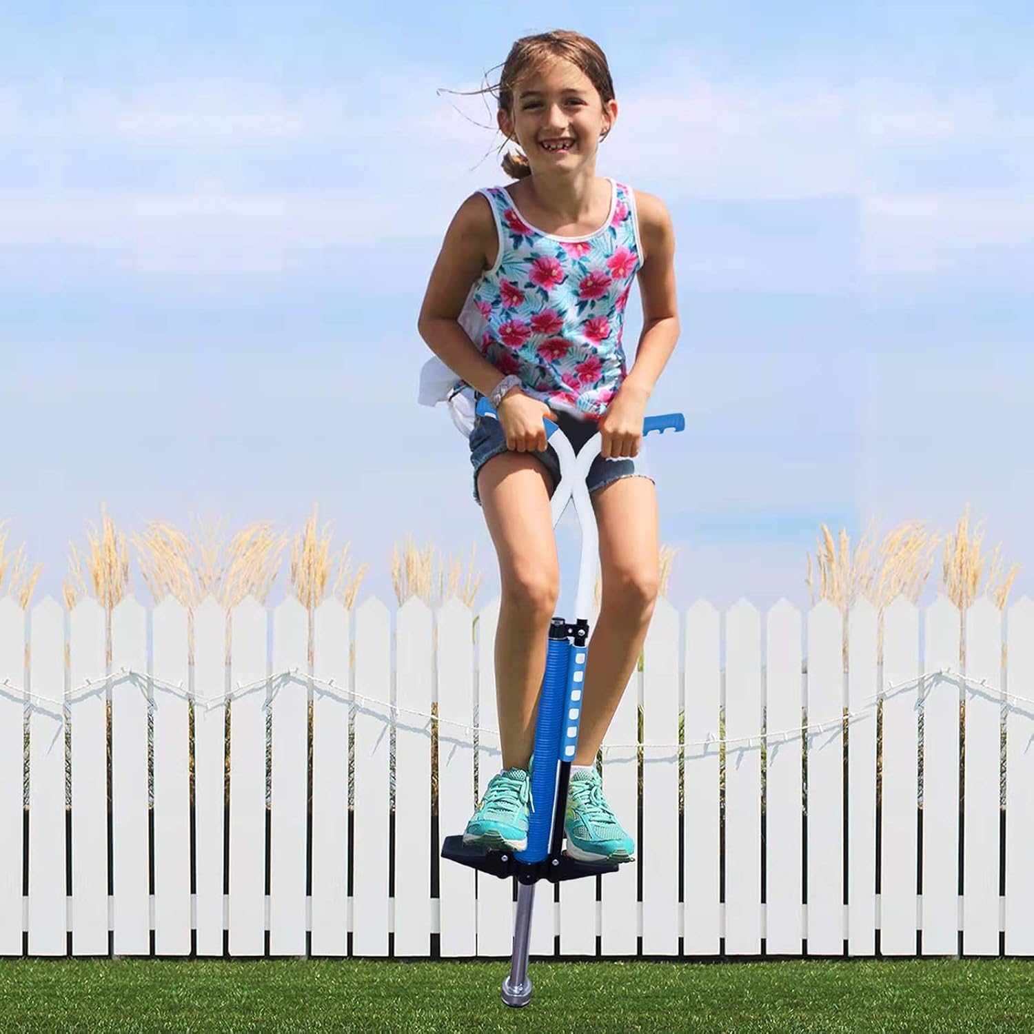 Willingfun Pogo Stick for Kids Age 7, 8, 9, 10 and Up, Pogo Stick Adult, 80 to 160 Lbs, Pro Master Pogo Stick - No Assembly Required Pack of 2