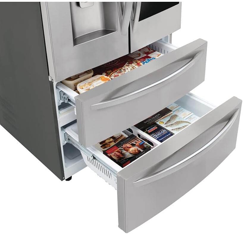 LG LMXS28596S 28 Cu. Ft. Stainless French-Door Smart Wi-Fi Enabled Refrigerator