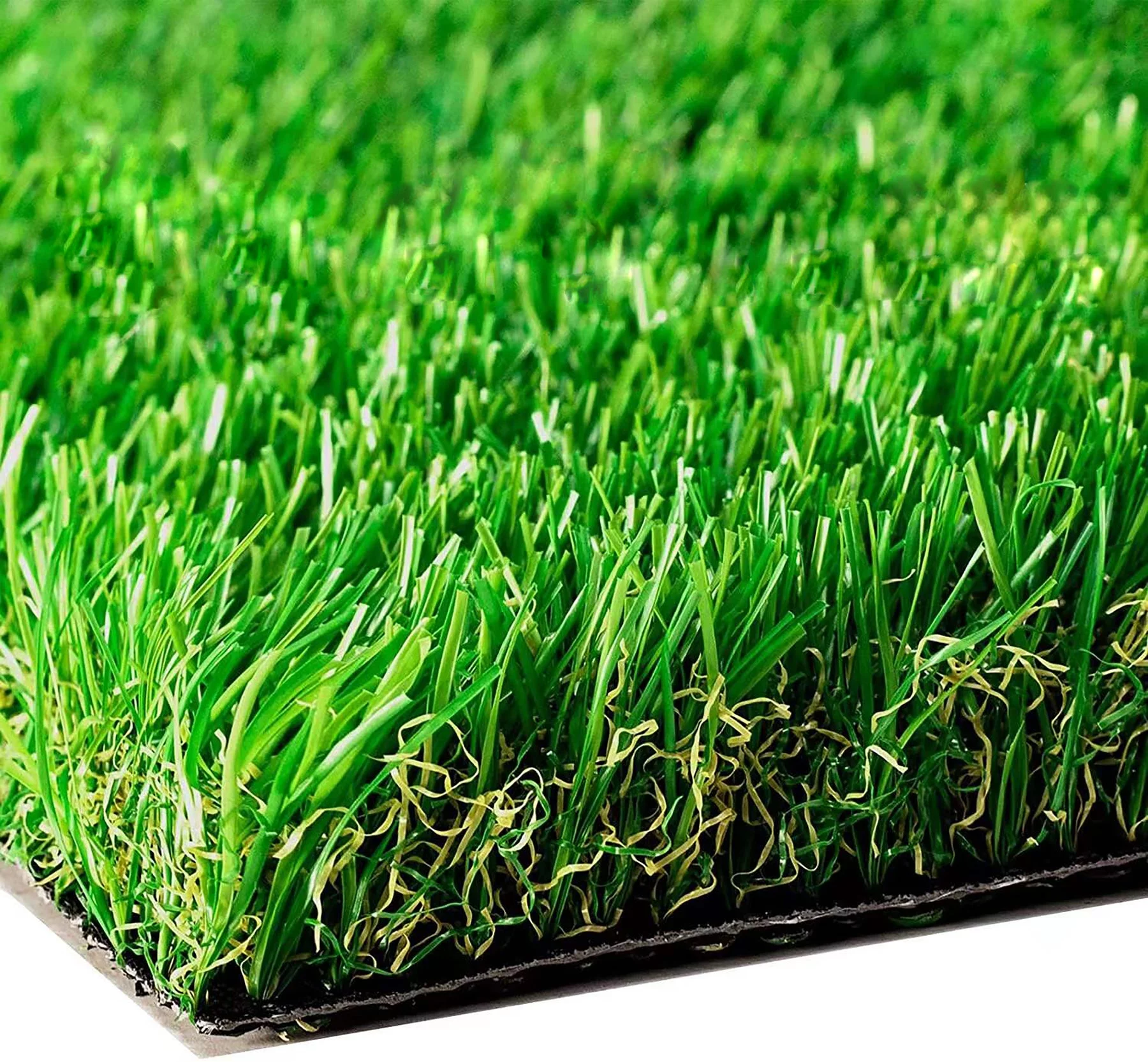 GATCOOL Artificial Grass,1.38" Pile Height Custom Sizes 10' x18‘ Realistic Synthetic Grass, Drainage Holes Indoor Outdoor Pet Faux Rug Carpet for Garden Backyard Patio Balcony 10FTx18FT (sq ft)