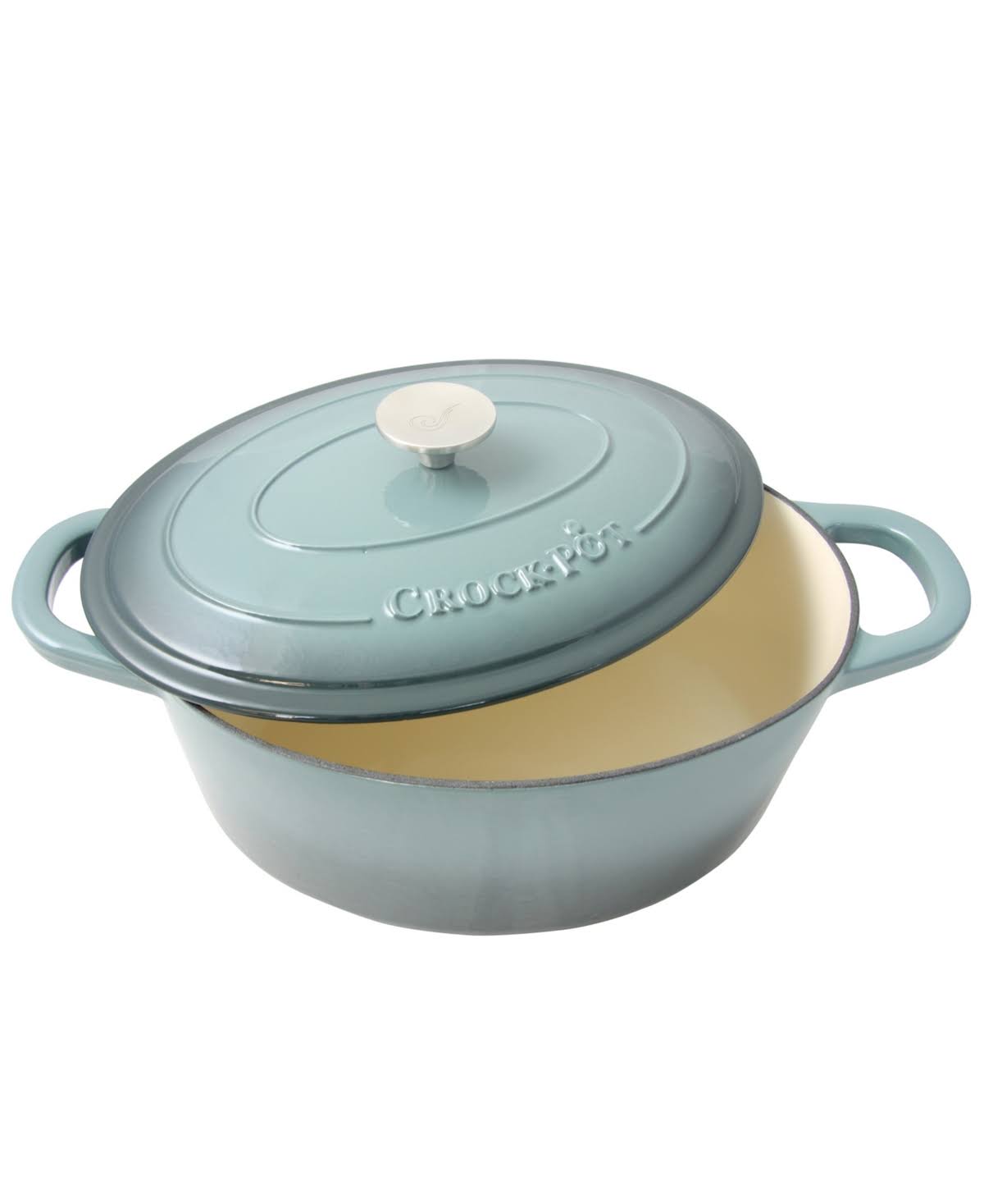 Crock-pot Artisan 7 qt Dutch Oven - Oval - Scarlet Red - Cast Iron