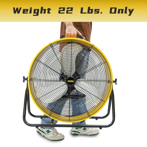HiCFM High Velocity Powerful Heavy Duty Drum Fan