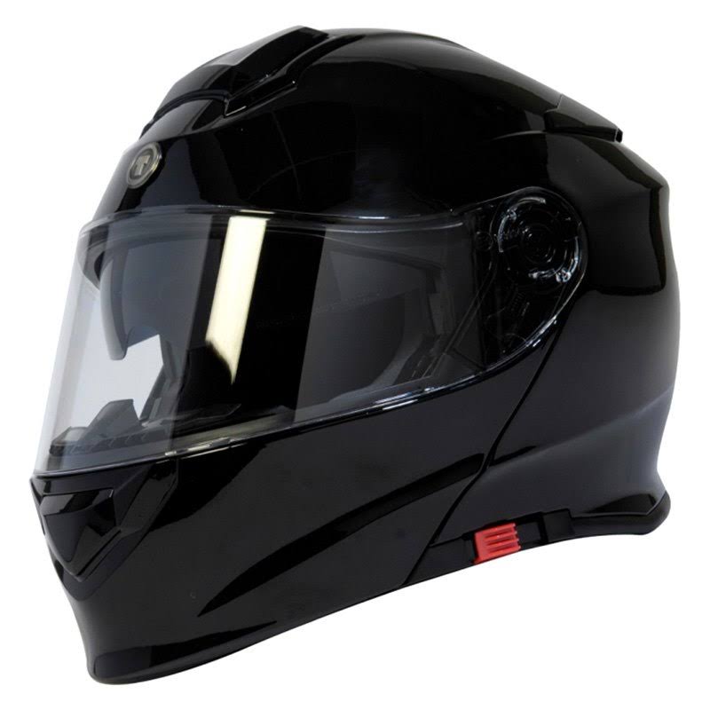 Torc T-28 Solid Full Face Modular Motorcycle Helmet Gloss Black / M