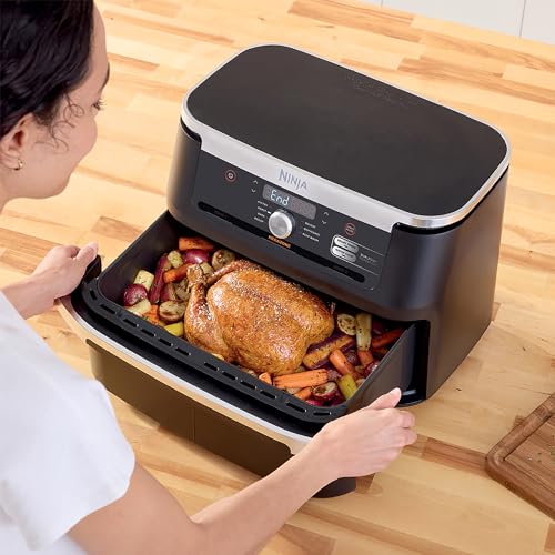 Ninja AD350CO Foodi 6-in-1 XL 2-Basket Air Fryer Renew