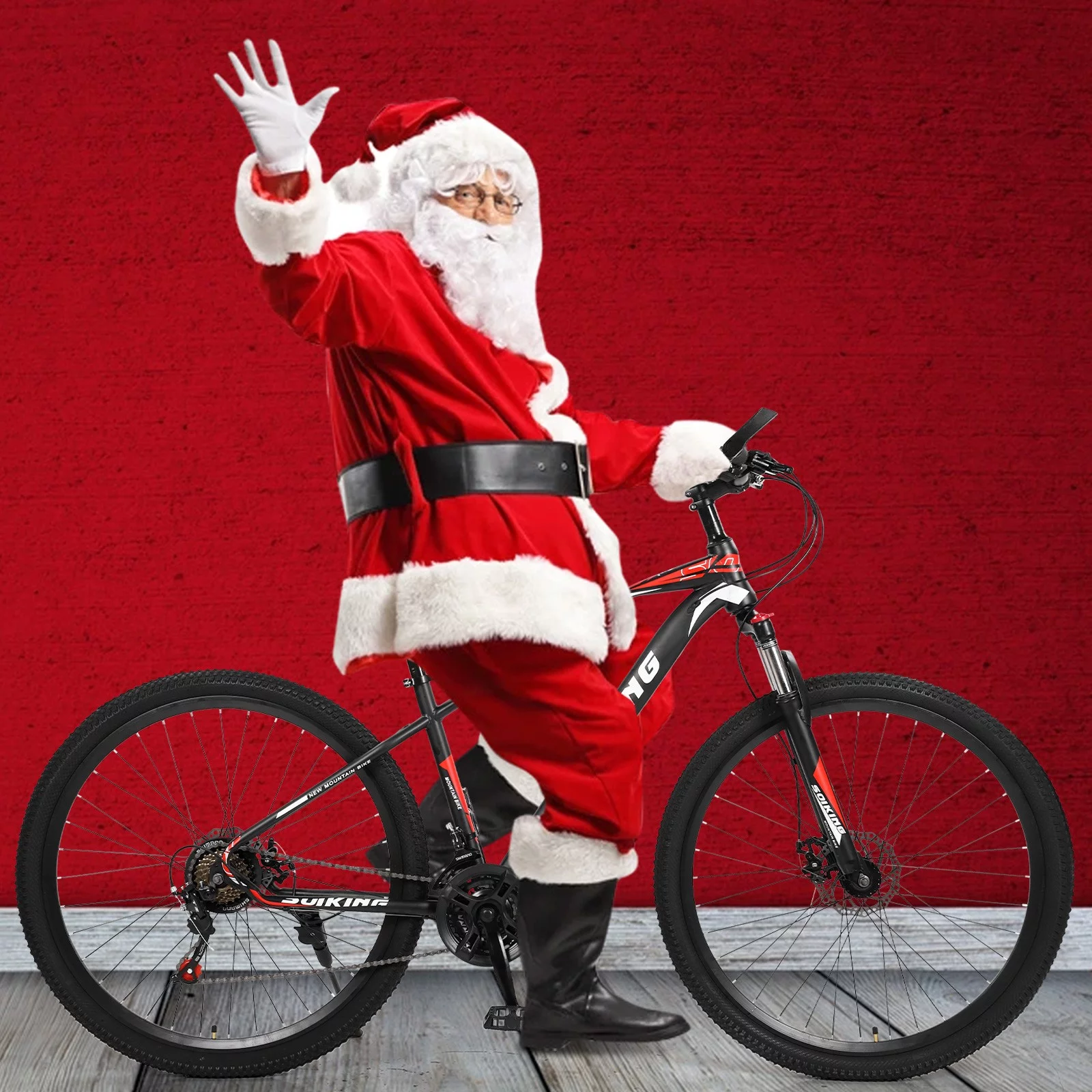 Guzom Adult Mountain Bikes- Mountain Bike 26-inch Outdoor Sports, 21-Speed , Suitable for Men and Women