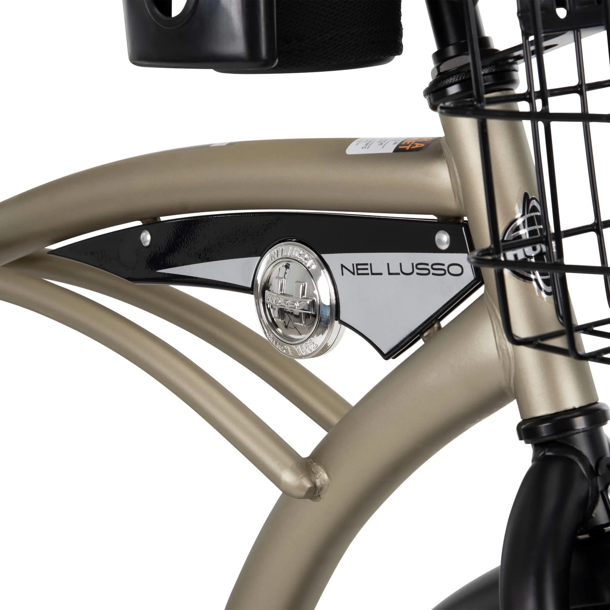 Huffy 26 Inch Nel Lusso Men's Cruiser Bike, Matte Black