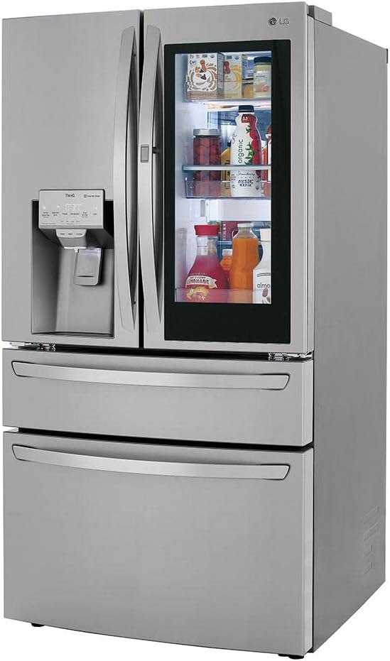 23 cu. ft. Smart wi-fi Enabled InstaView™ Door-in-Door® Counter-Depth Refrigerator with Craft Ice™ Maker