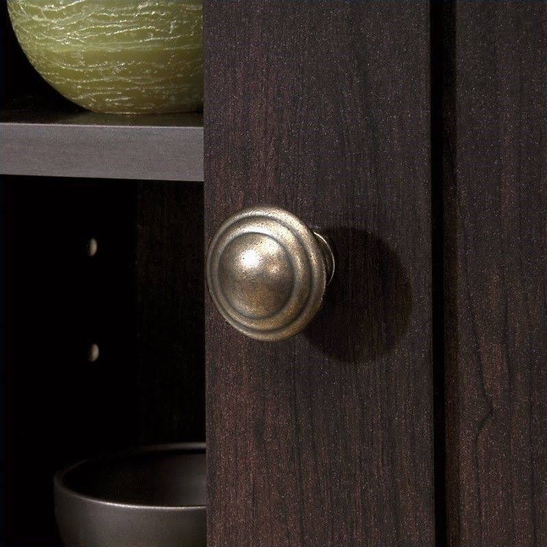 Sauder Peppercorn Wall Cabinet, Cinnamon Cherry