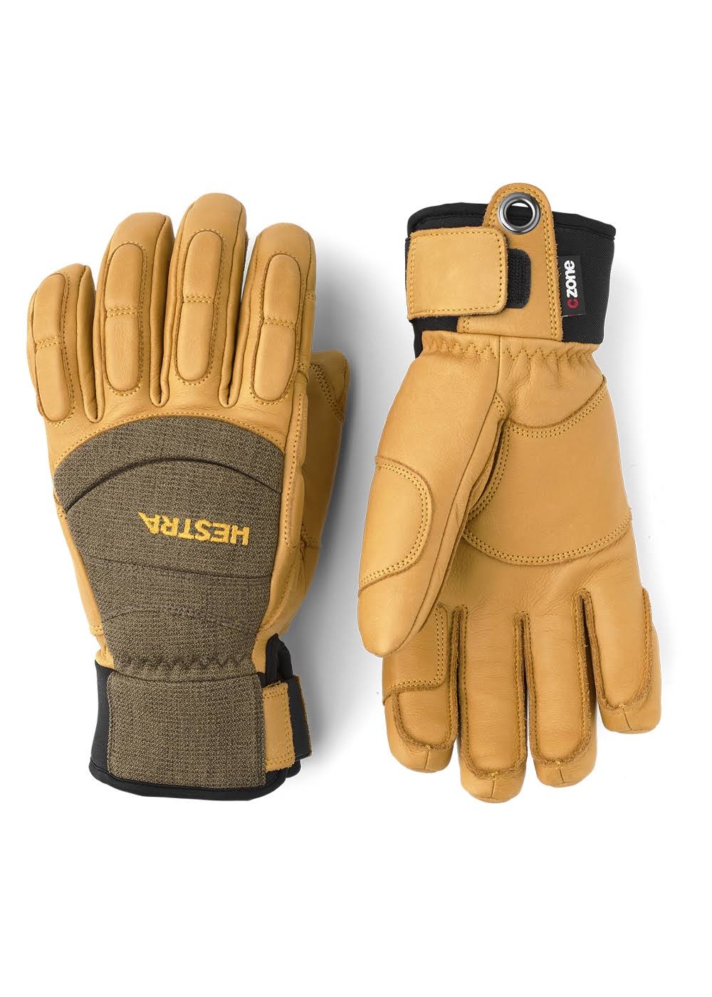 Hestra Vertical Cut CZone Glove Olive/Tan, 11