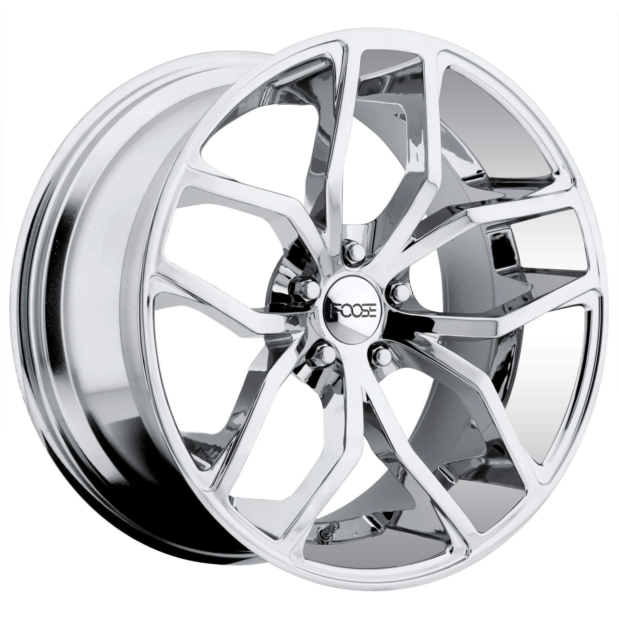 FOOSE Wheels F148208565+35 Outcast Wheel, 20x8.5, Chrome Plated