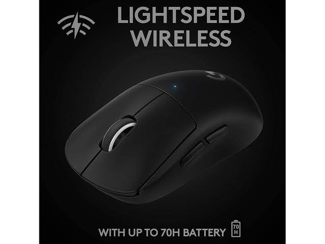Logitech PRO X SUPERLIGHT Wireless Gaming Mouse - Wireless Optical Mouse - Black