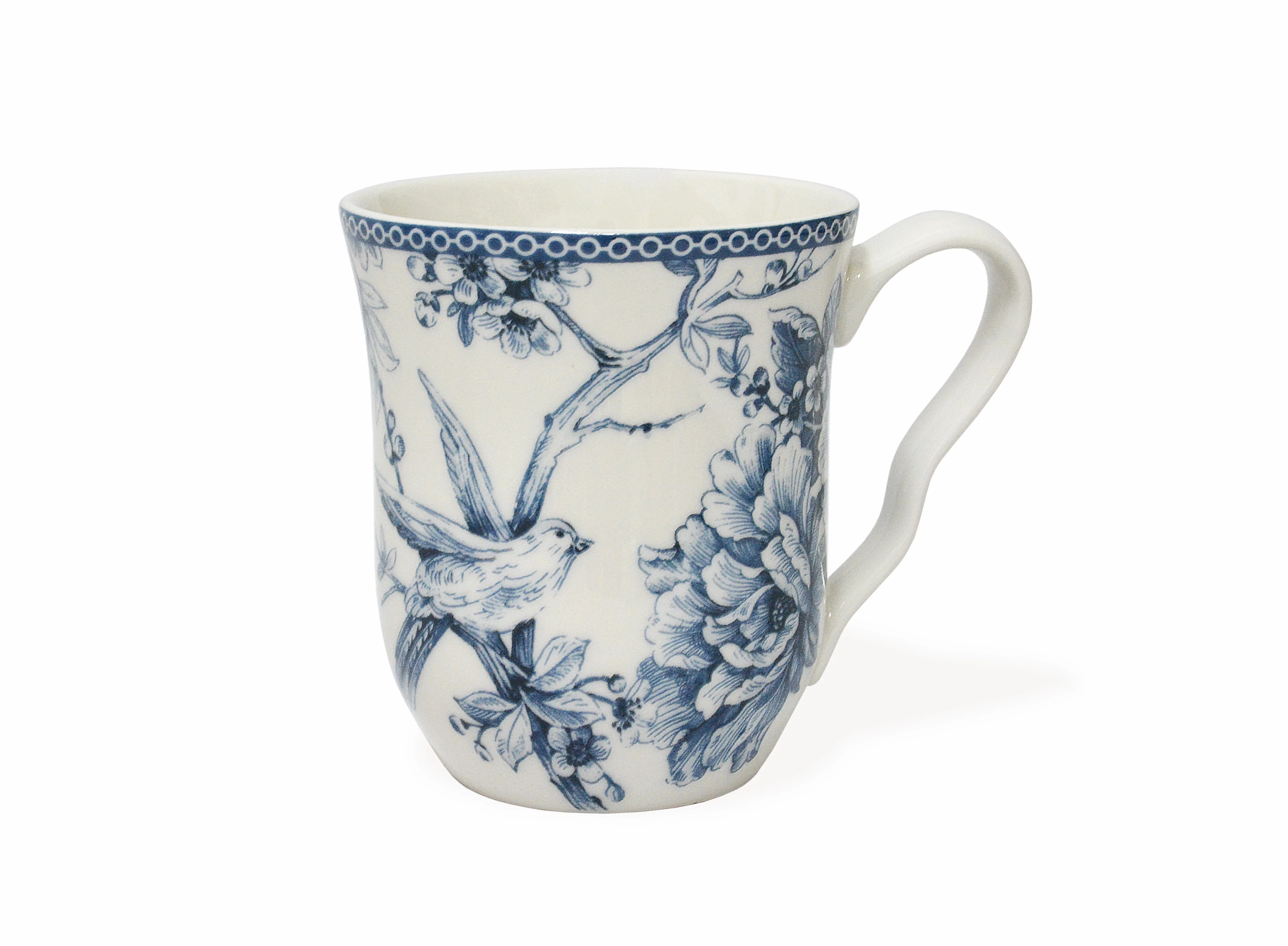 222 Fifth Adelaide Square Porcelain Dinnerware Set, 16-piece, Blue Toile