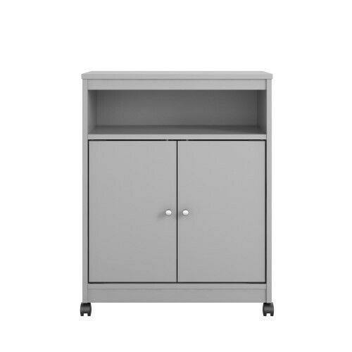 Ameriwood Home Reglin Microwave Cart, Dove Gray Grey