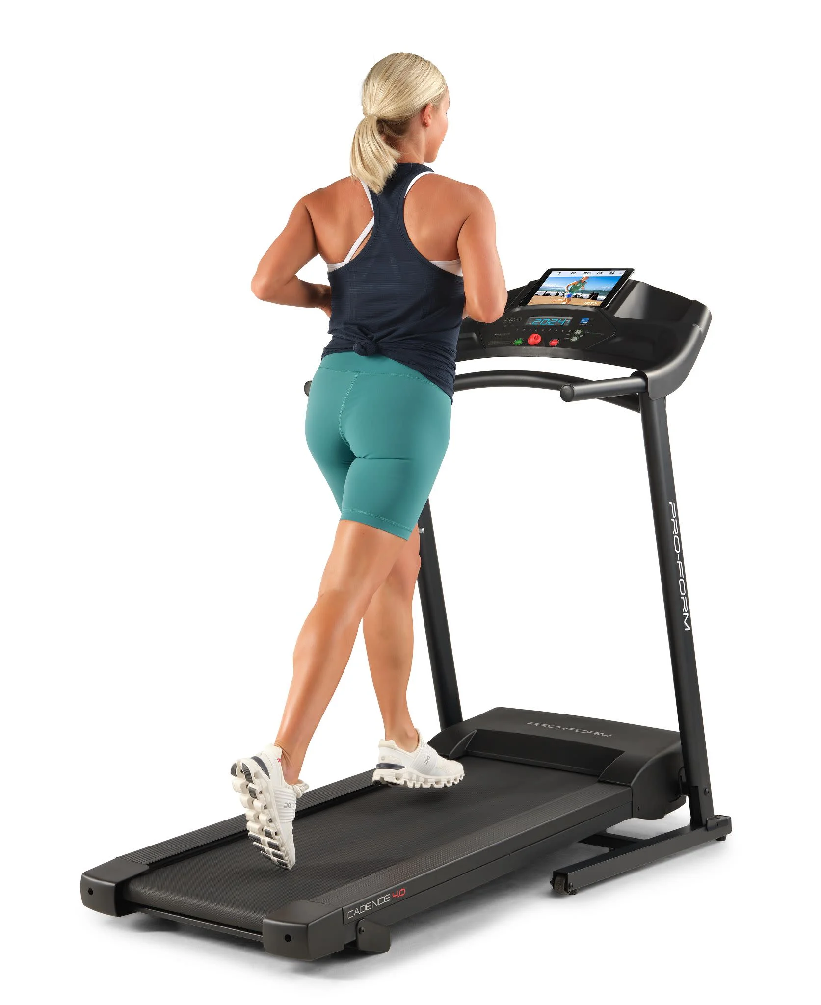 ProForm Cadence 4.0; Treadmill for Walking and Running with 5” Display and SpaceSaver Design