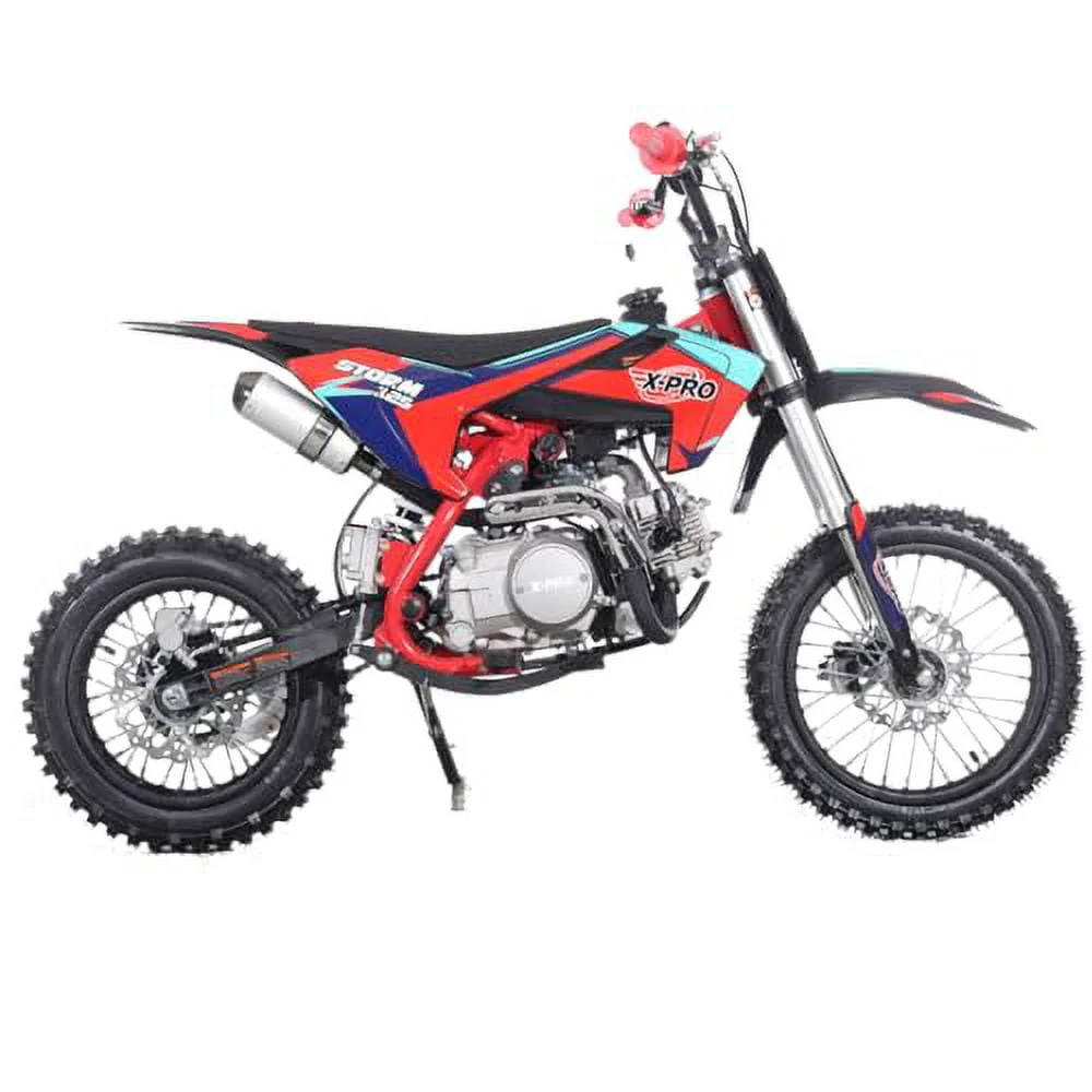 X-PRO Brand New 125cc Dirt Bike with Automatic Transmission, Electric Start, Big 14/12 Tires