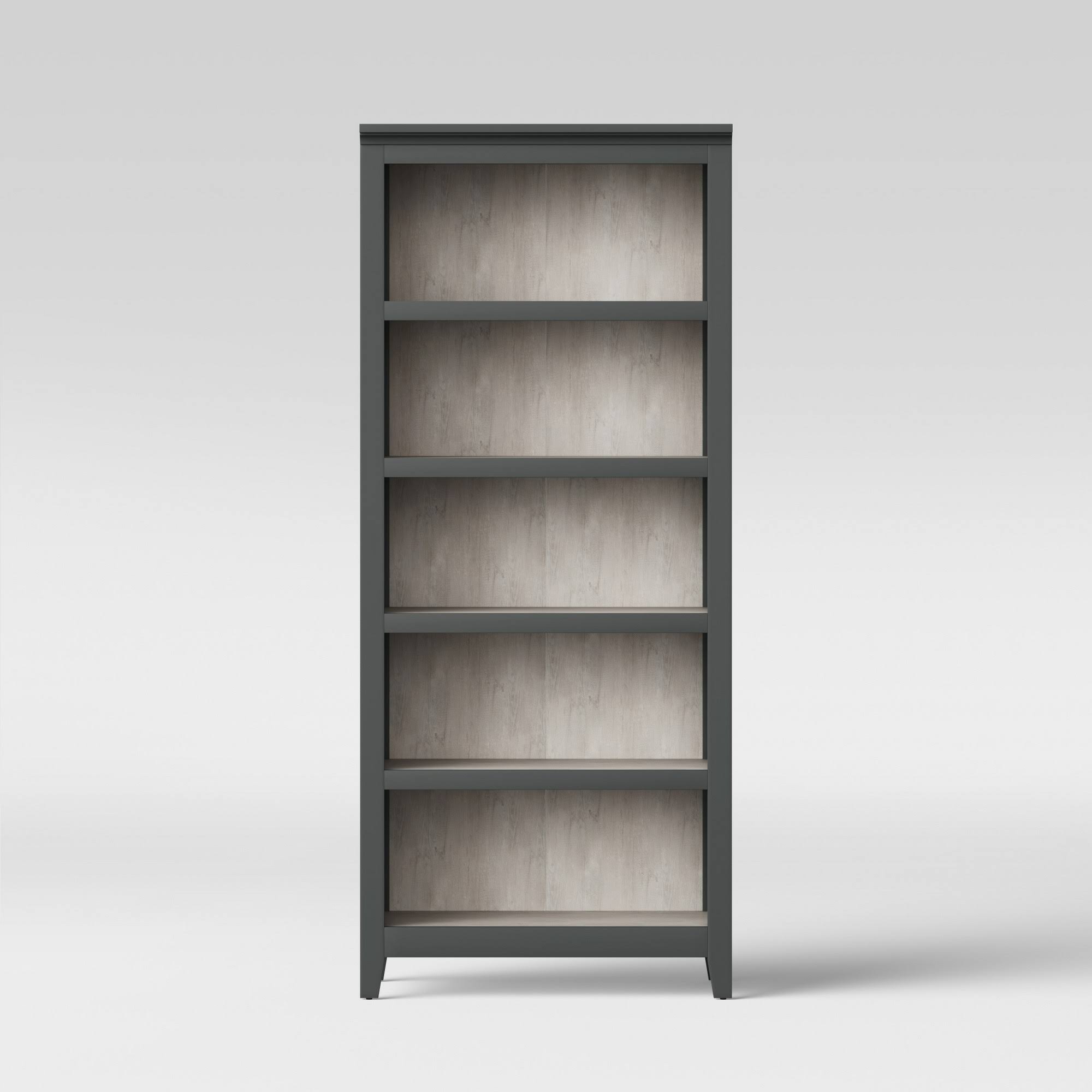 72x22 Carson 5 Shelf Bookcase Gray - Threshold