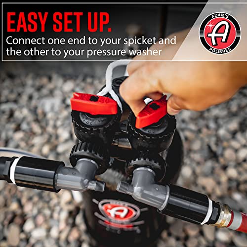 Adam's Portable Spotless Water Deionizer - Eliminates Water Spots, Spotless Rinse Touchless Detailing - Easy to Use Attaches to Regular Garden Hose