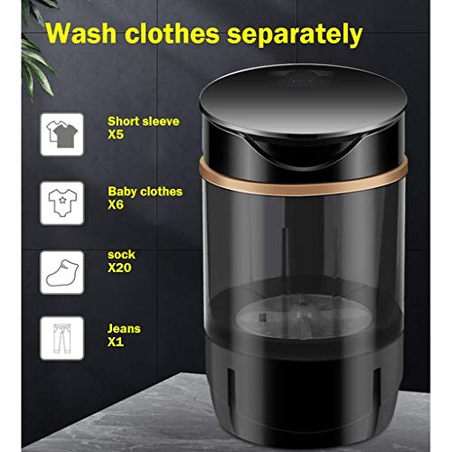 YXCKG Apartment Laundry Machine, Washer Machine Mini, Portable Washer and Dryer, Spin Drain Basket, Washing Small Clothes, Energy-Saving, 240 Watts Power, Space Saving
