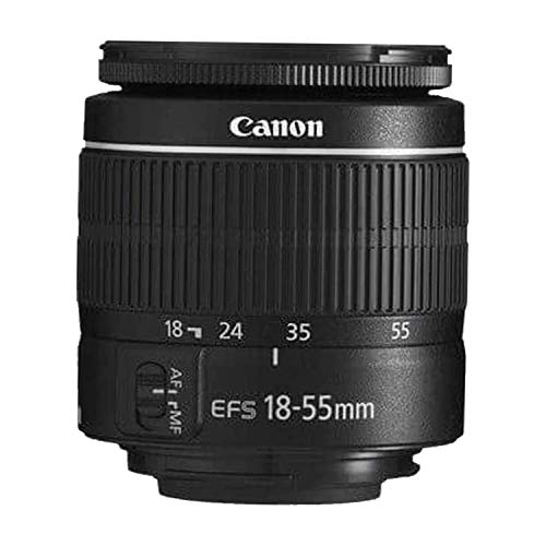 Canon EOS 2000D / Rebel T7 DSLR Camera w/EF-S 18-55mm F/3.5-5.6 Zoom Lens + 64GB Memory, LED Video Light, Case, Gripster Tripod, and More (Essential Bundle) (Renewed)