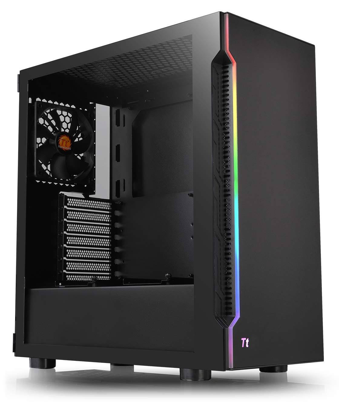 Thermaltake CA-1M3-00M1WN-03 H200 Tempered Glass RGB ATX Mid Tower Computer Case