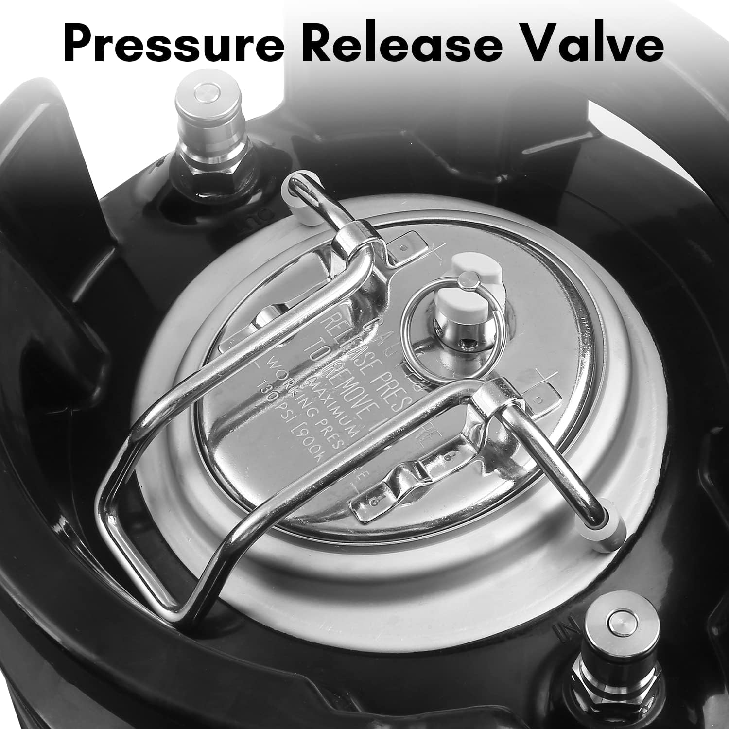 TMCRAFT New 5 Gallon Ball Lock Keg, Stainless Steel Beer Keg with Dual Rubber Handle for Home Brew- 2 Pack