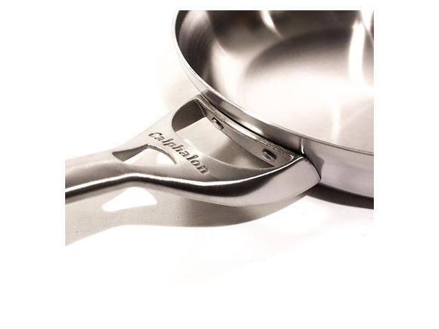Calphalon Contemporary Stainless Steel 8-Inch u0026 10-Inch Frying Pan Set