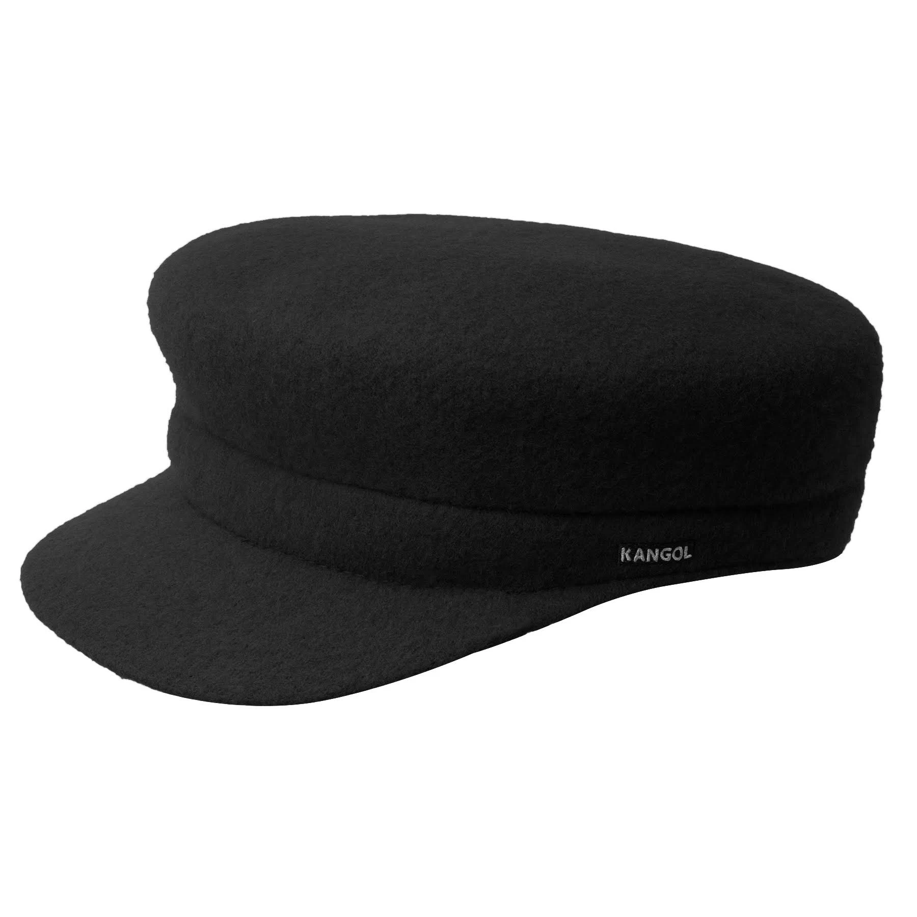 Kangol Enfield Wool Fiddler Cap: Size: S Black