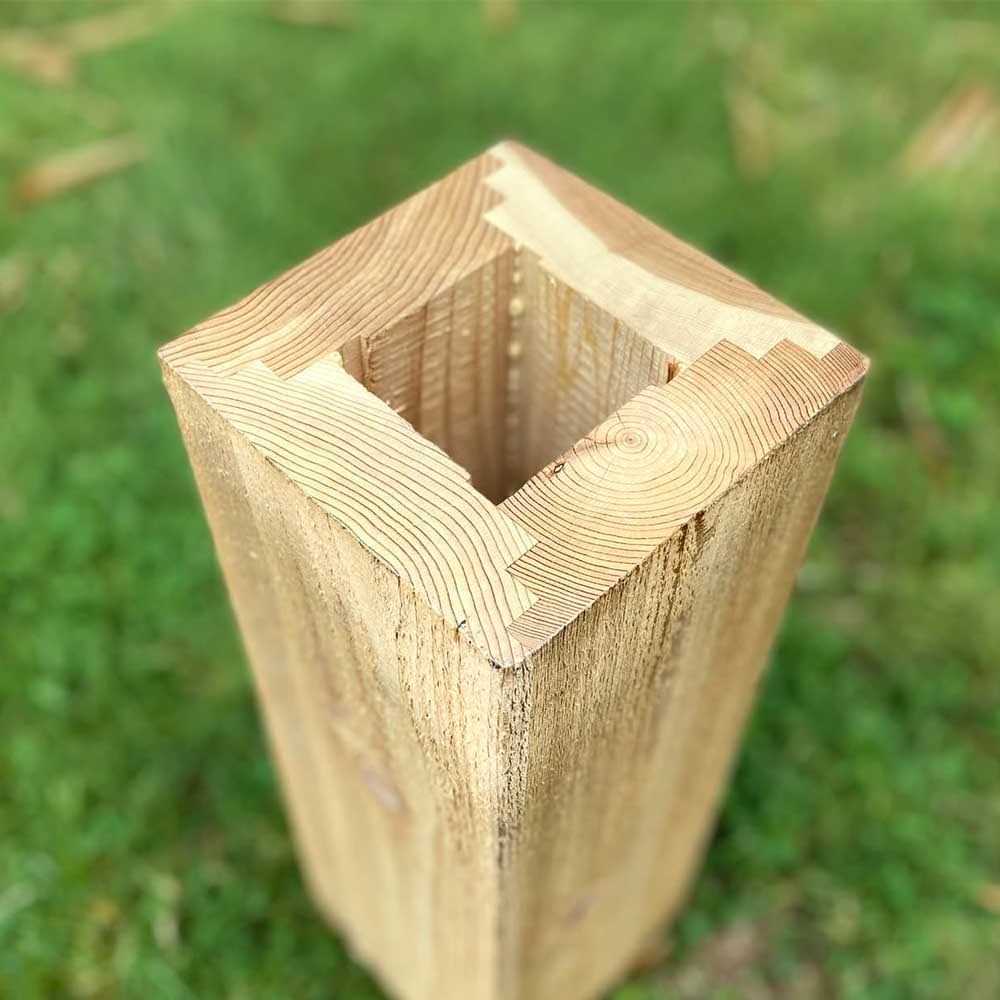 Wild Hog 4 in. x 4 in. x 8 ft. STIX Engineered Structural Untreated Cypress Wood Timber - Shop Hardware Tools Online Store