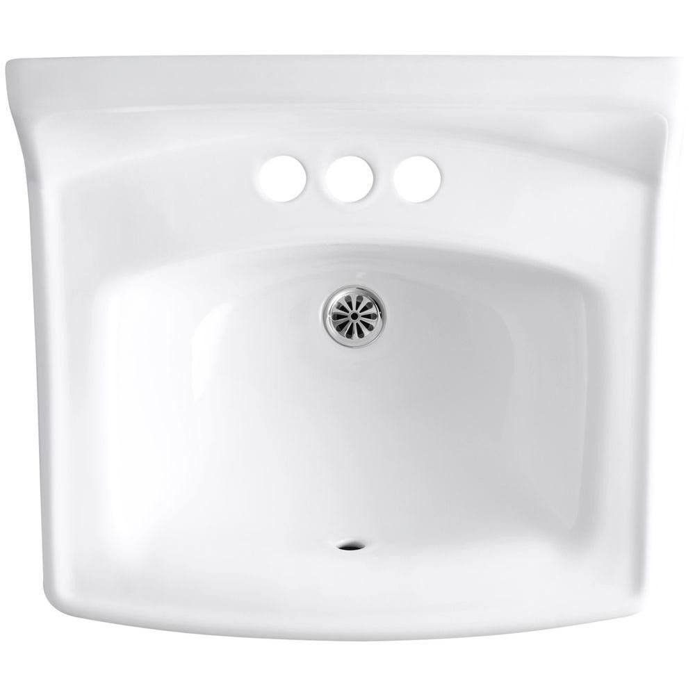 Kohler K-2032-0 Greenwich Wall-Mount Bathroom Sink White