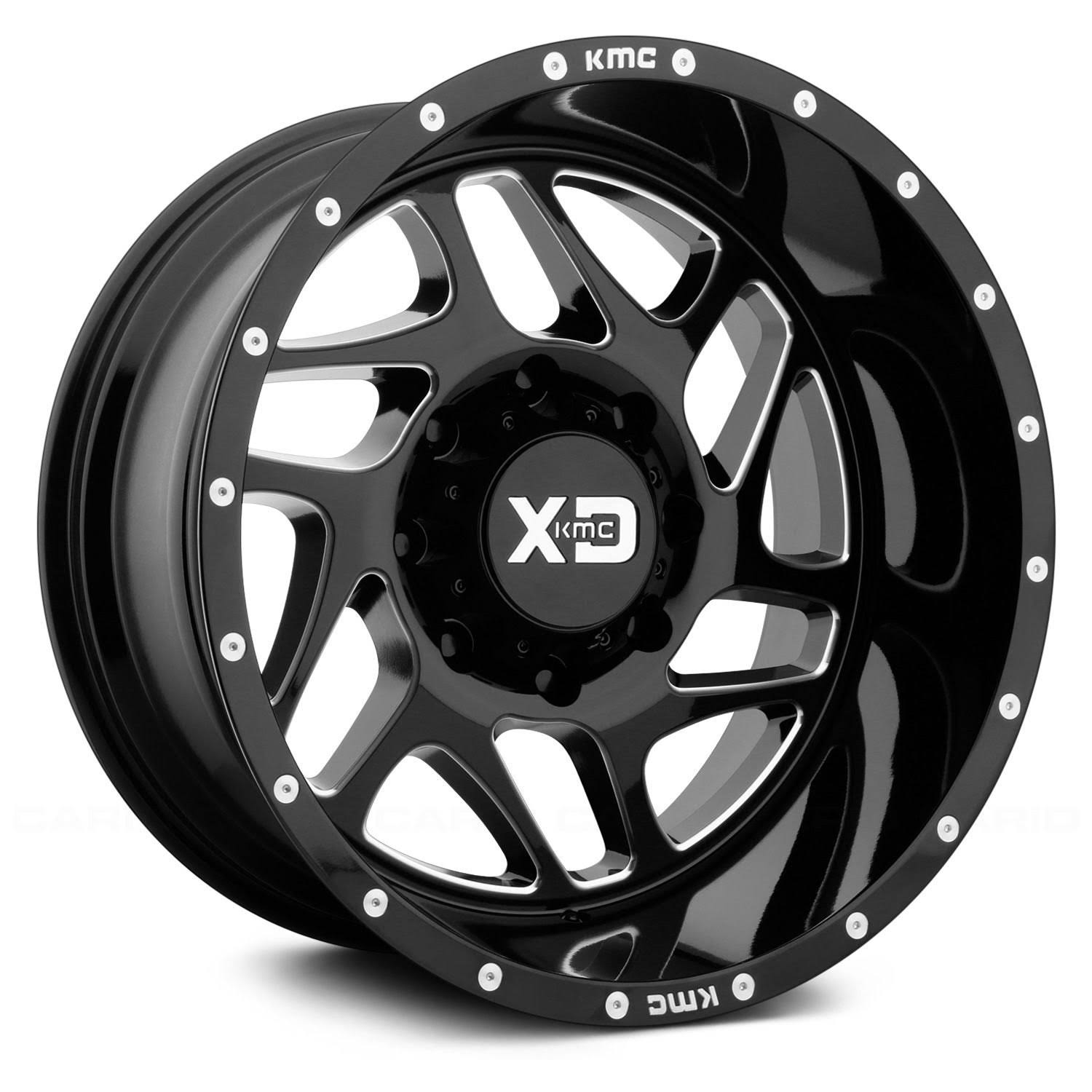XD Series Fury XD836 Wheel Gloss Black Milled 20x9 6x135 0mm
