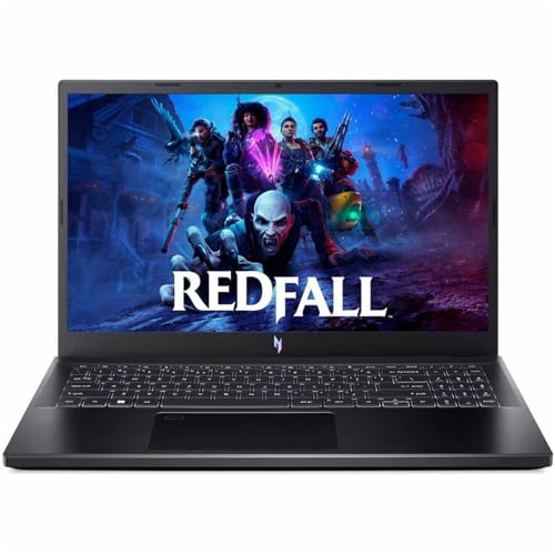 acer Nitro V Gaming Laptop, 15.6" FHD IPS Display, 144Hz, AMD Ryzen 5 7535HS, 6 Cores, GeForce RTX 4050, 16GB DDR5, 512GB SSD, Obsidian Black, Windows 11, BK, Laptop Bag, TWE Mouse Pad & Mouse