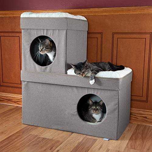 Kitty City Large Stackable Cat Condo - Pet Supplies online store