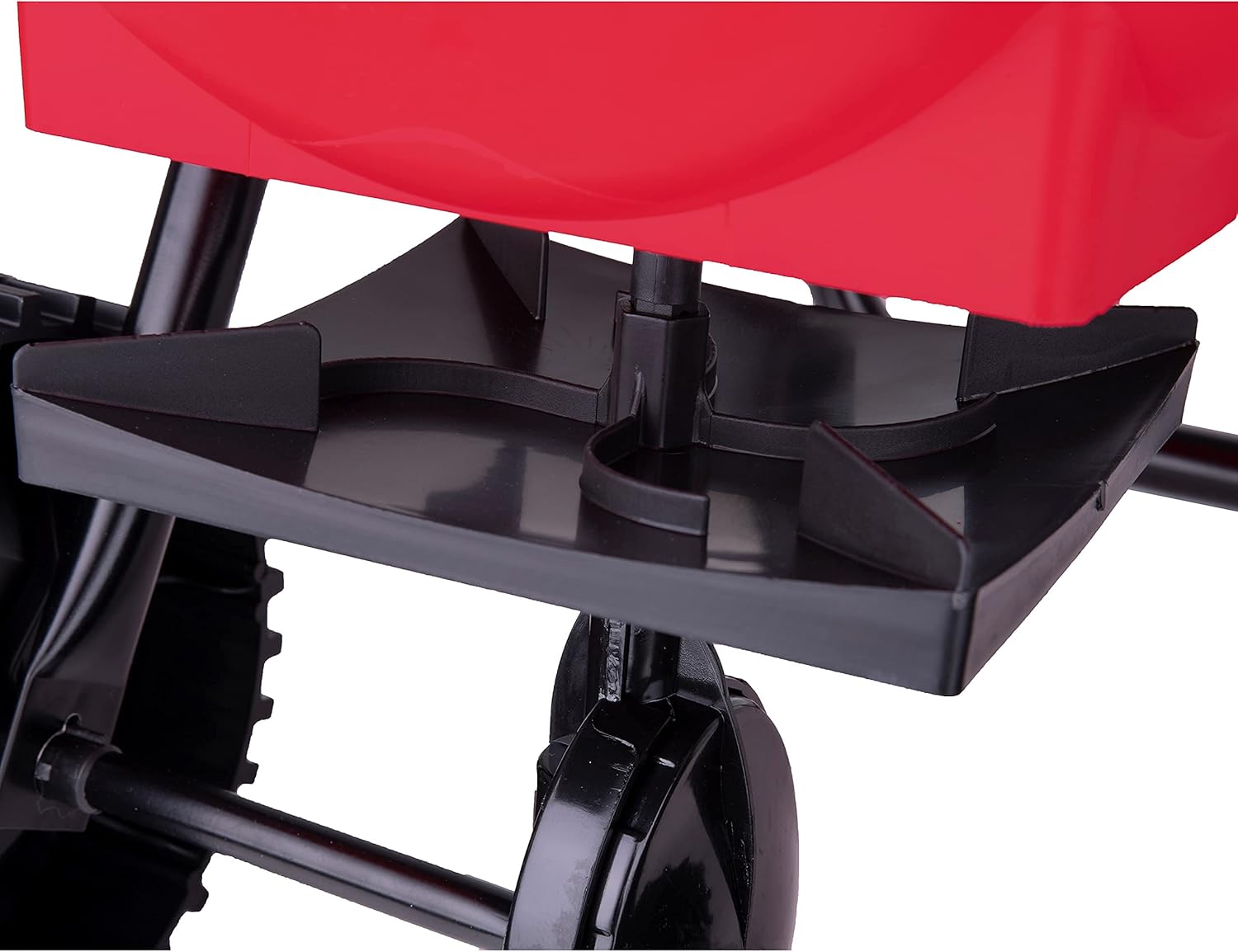 EarthWay 2030 Single Walk-Behind 65 LB Capacity Commercial Broadcast Spreader for Lawns and Gardens — Spreader for Grass, Fertilizer, Seeds — Includes Side Spread Control, Even Spread, Poly Tires Pack of 2