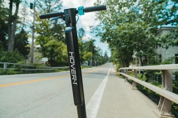 Hover-1 Blackhawk Electric Scooter with LED Headlights, 15 MPH Max Speed, 220 lbs Max Weight, 28 Miles Max Distance, Black, UL 2272 Certified