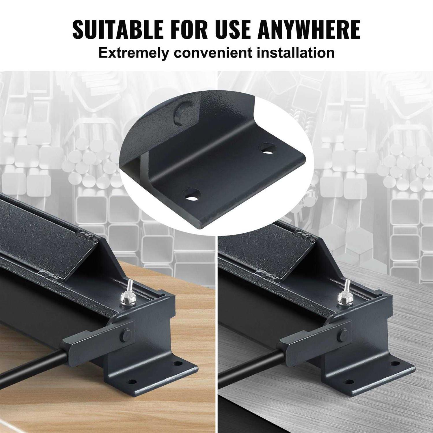 VEVOR Box and Pan Brake,0-130 Degrees Sheet Metal Bending Brake - Shop Hardware Tools Online Store