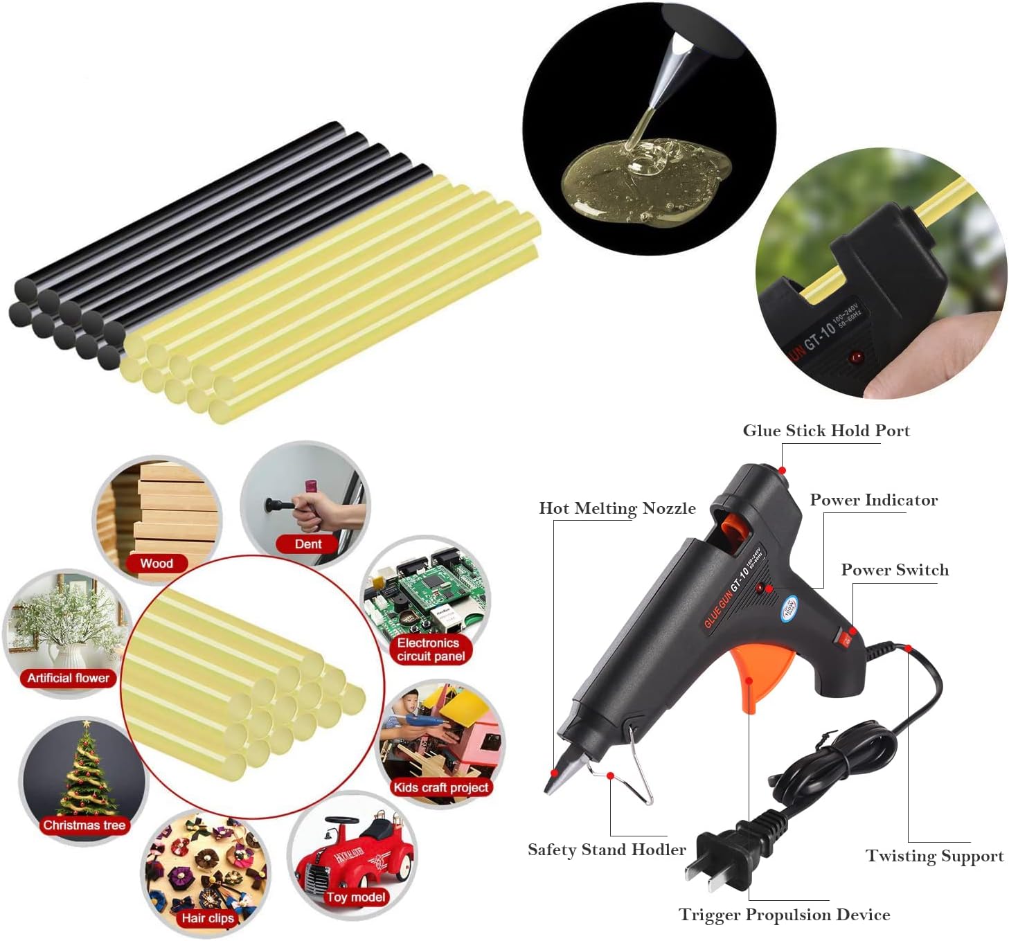 Dent Puller PDR Tools Car Paintless Dent Repair Tool Kit Auto Body Dent Removal kit Comes with All The Tools You Need to Begin Your PDR Works Dent Remover Tools with Adjustable Width Pack of 2
