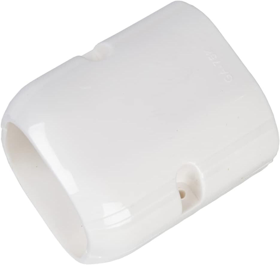 HVAC Premium PVC Decorative Line Cover Universal Set for Ductless Mini Split Air Conditioners - Pipe Cover - 4" Diameter -Beige