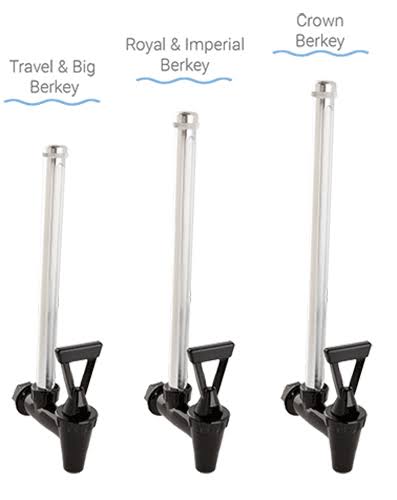 Berkey Sg-7.5 Glass Water Level Spigot for Big Berkey and Travel Systems