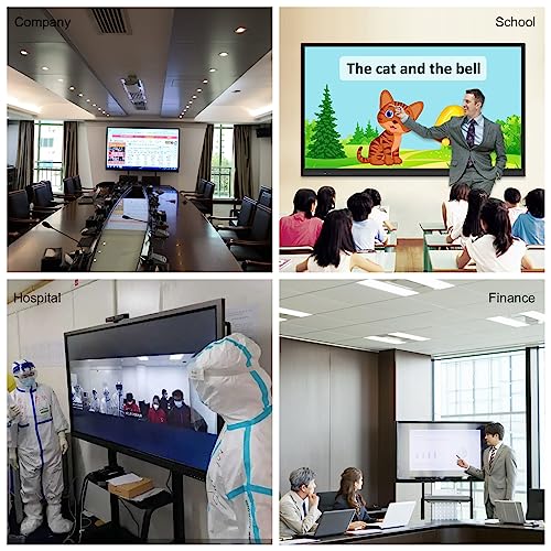 65'' Smart Digital Whiteboard, Interactive Board 4K UHD Smartboard Touchscreen Display, All in One Computer for Classroom and Business