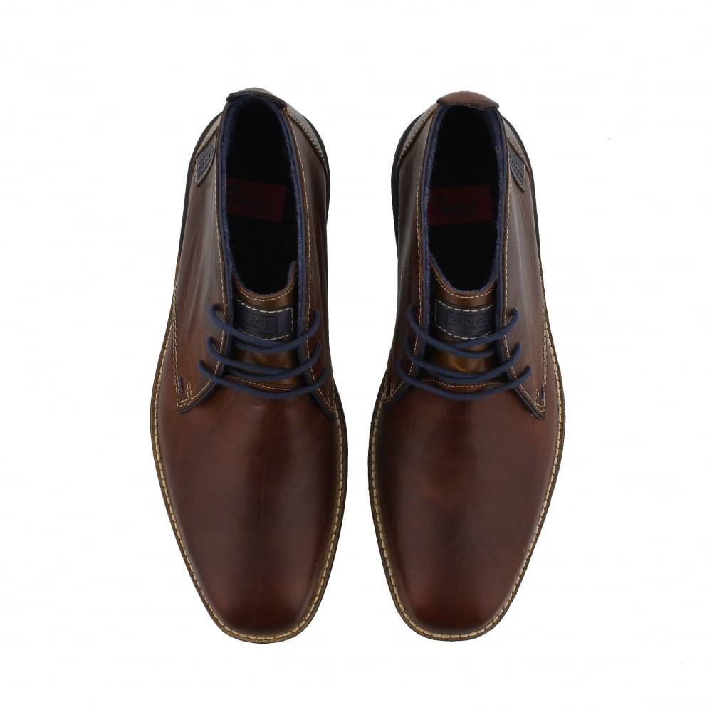 Men&s Rieker F1310-25 Johnny - Brown Leather Size 45