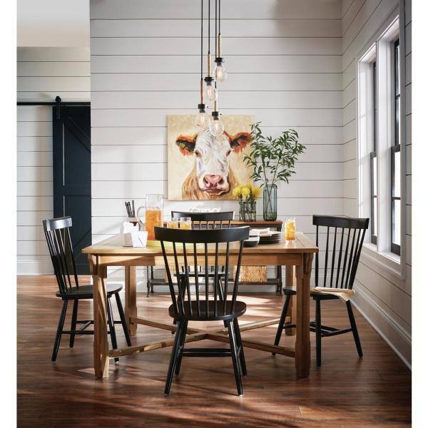 1 in. x 8 in. x 8 ft. Square Edge Pine Shiplap Board (6-Pack) 283975
