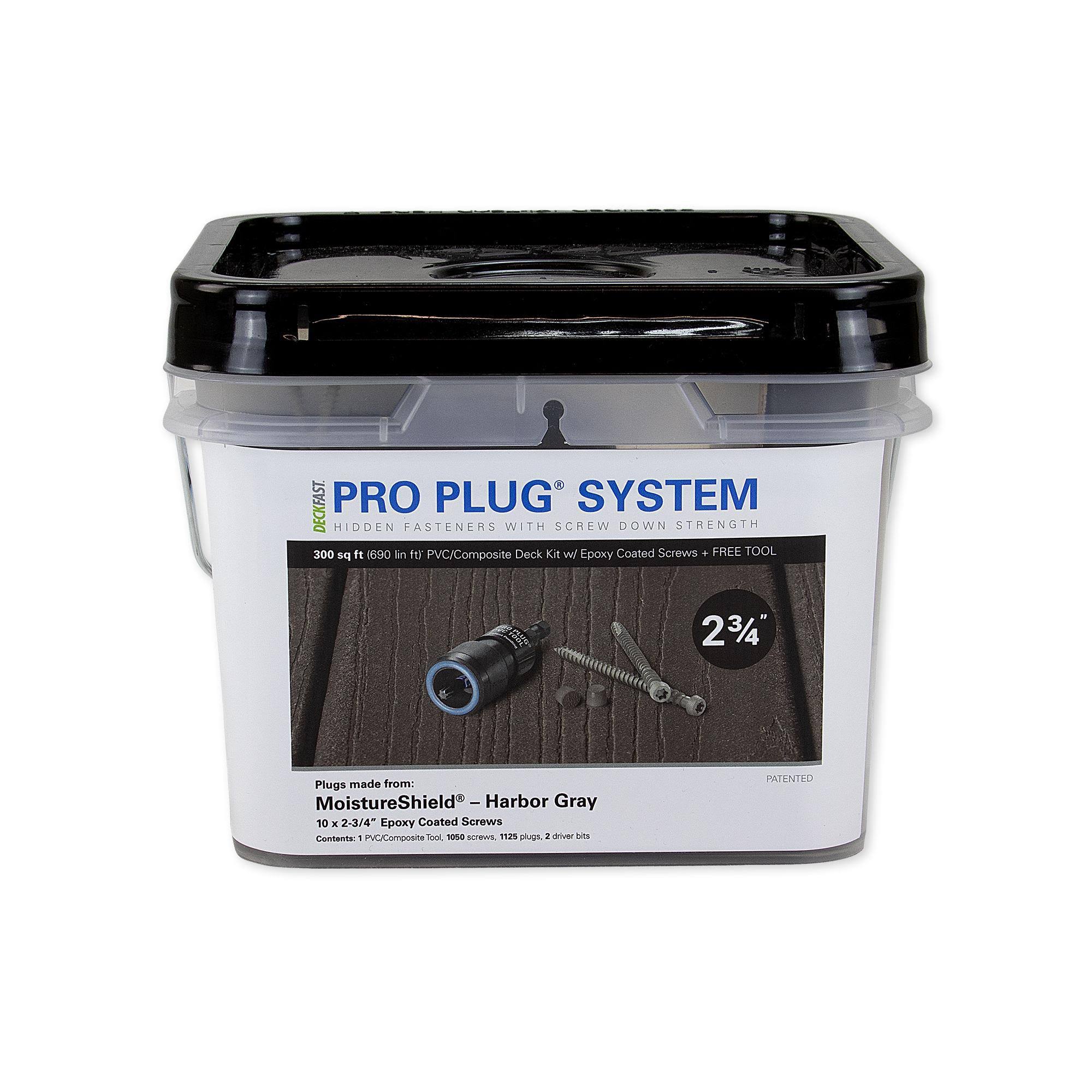Starborn Industries Pro Plug System for MoistureShield Decking - 300 Square Feet - Epoxy Coated Carbon Steel - #10 x 2-3/4x22 -