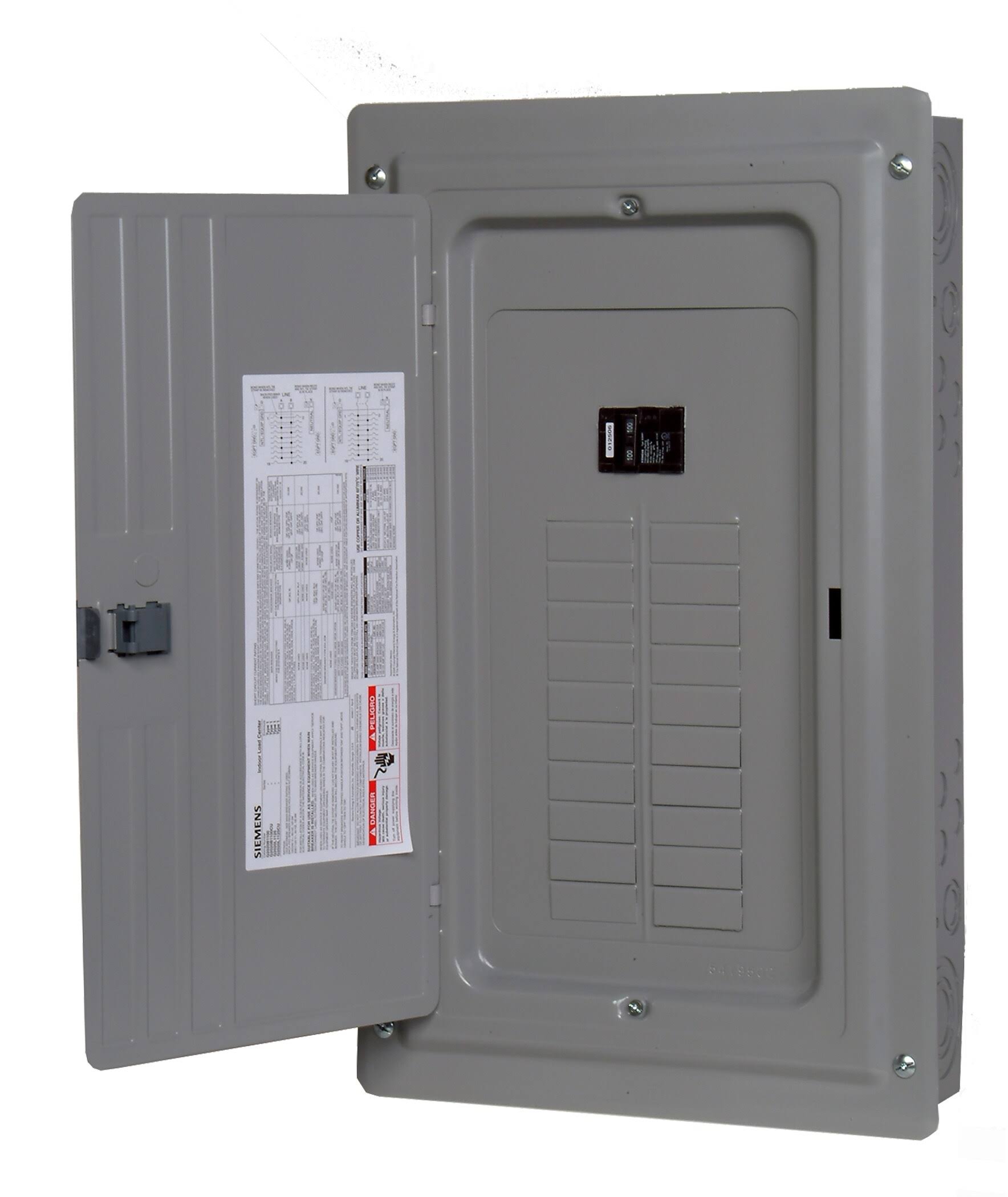 Siemens S2020B1100P 20 Space 20 Circuit 100 Amp Main Breaker Indoor Load Center Value Pack
