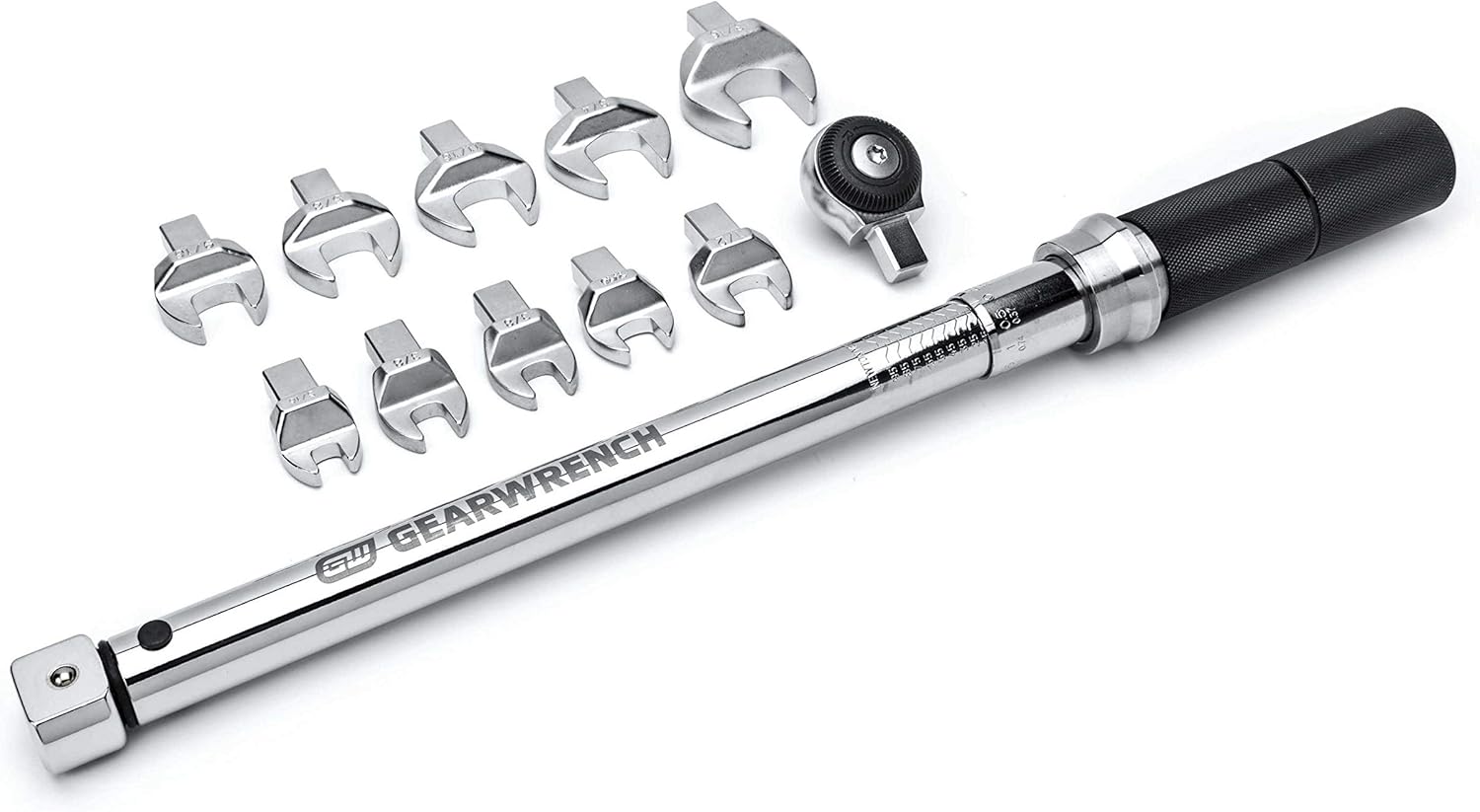 GEARWRENCH 12 Pc. 3/8" Drive SAE Open End Interchangeable Torque Wrench Set - 89452