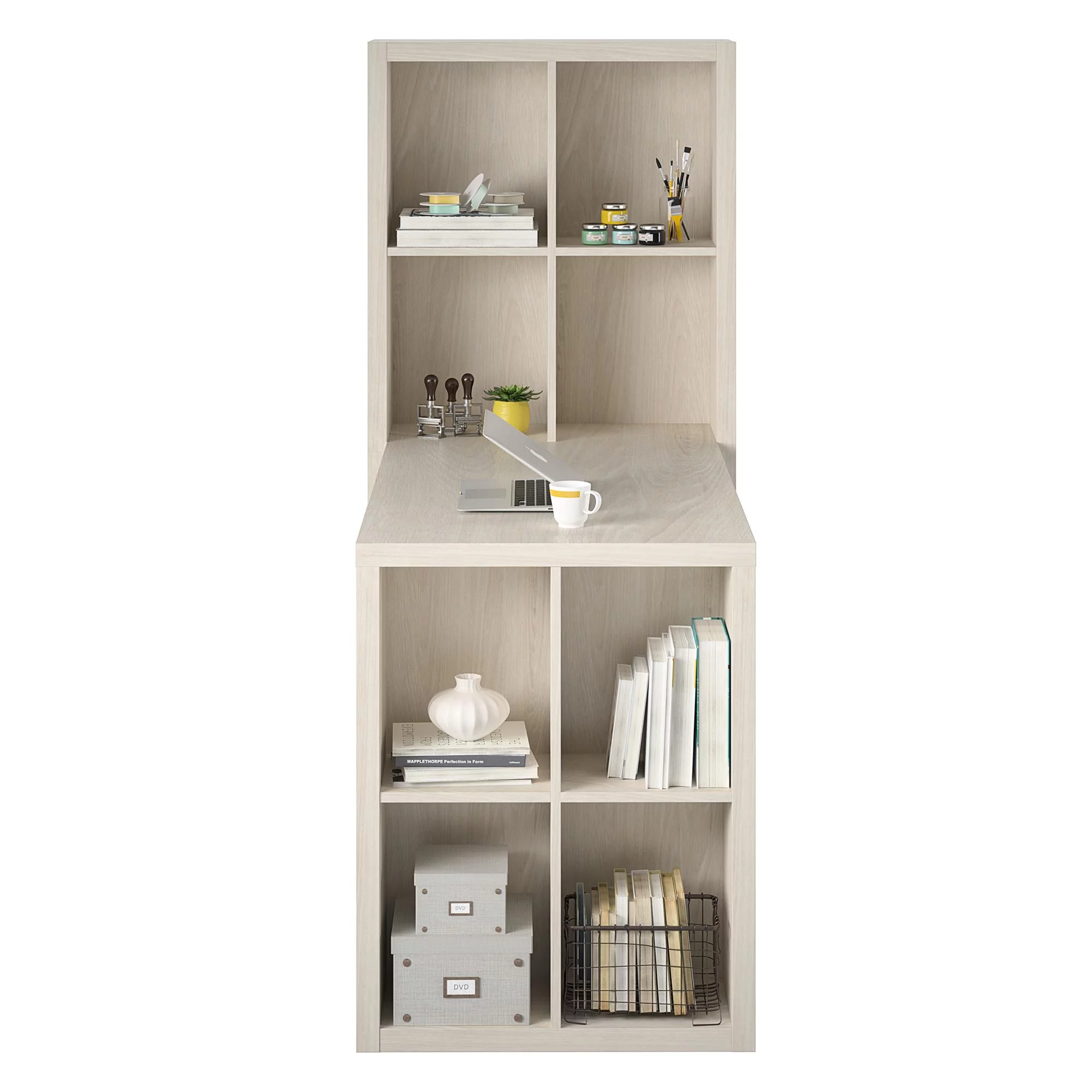 Ameriwood Home London Hobby Craft Desk, Ivory Oak