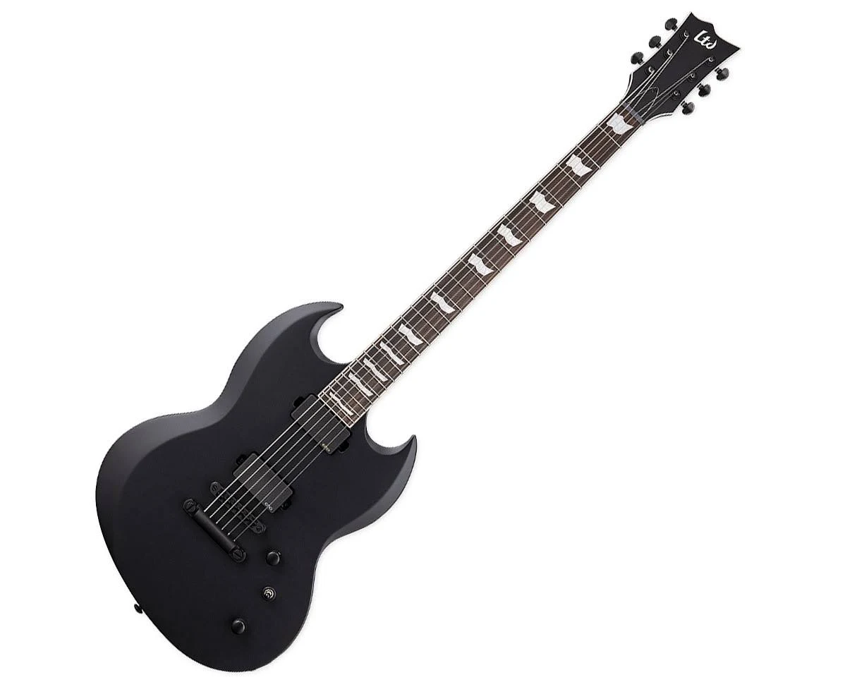 ESP LTD Viper 400 Baritone Electric Guitar Satin Black