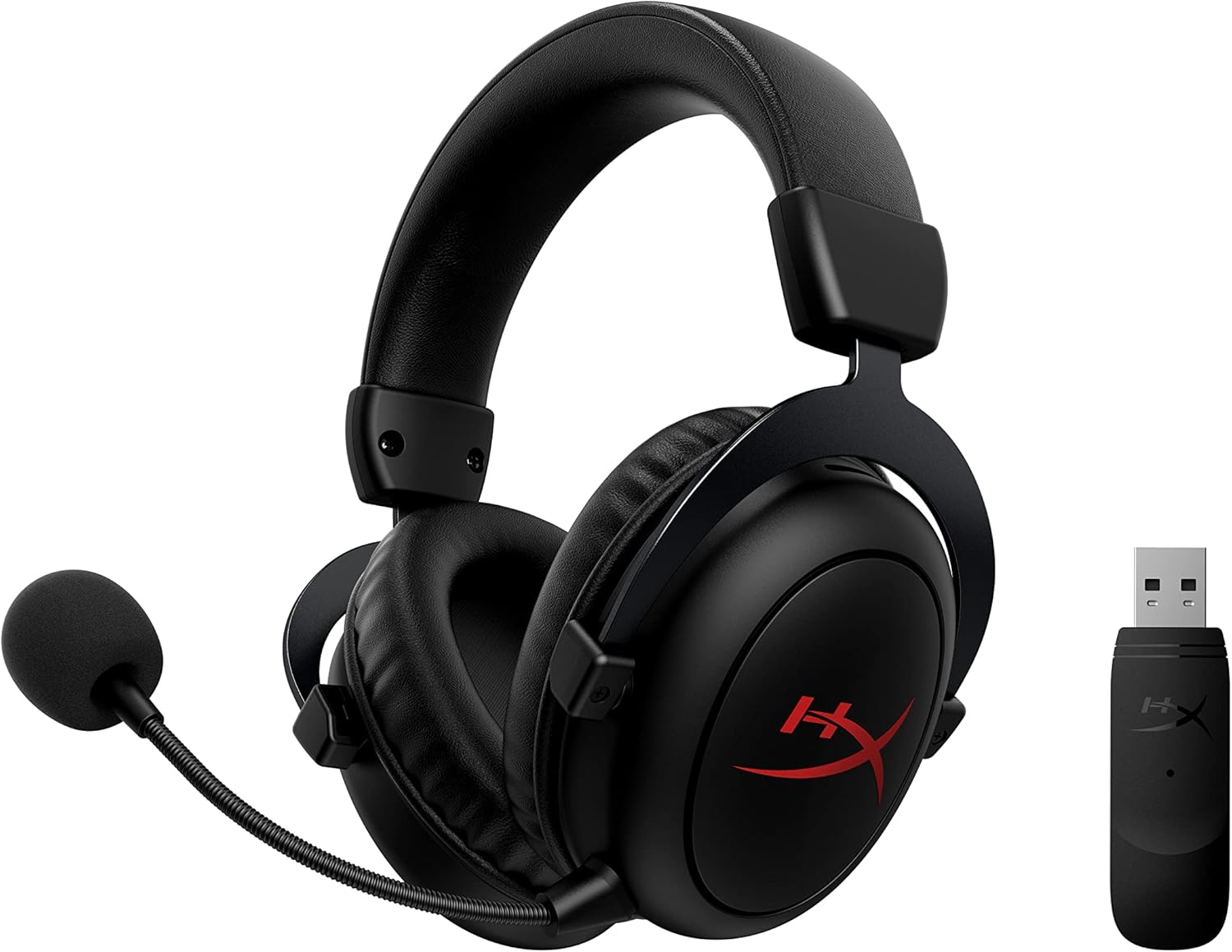HyperX Cloud Core - Gaming Headset, for PC, 7.1 Surround Sound, Memory Foam Ear Pads, Durable Aluminum Frame, Detachable Noise Cancelling Microphone