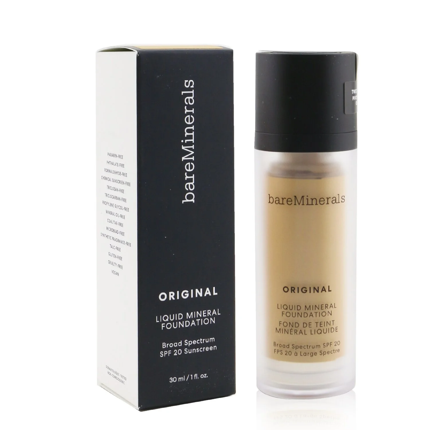 BareMinerals Original Liquid Mineral Foundation SPF 20 - # 11 Soft Medium (For Very Light Cool Skin With A Pink Hue) 30ml/1oz